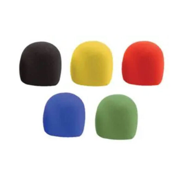 PULSE MP34640 MWS-5PK Microphone Windshields Multi-coloured (5 Pack)